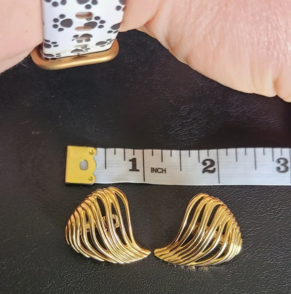 Vintage Givenchy Leverback Earrings - Picture 8 of 8